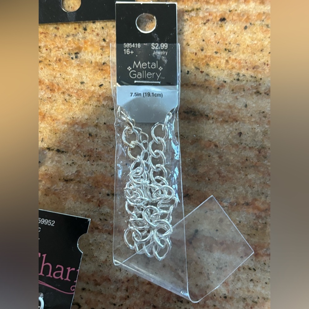 Charm bracelet with charms
